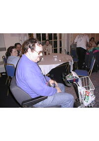 Monday - Pat McMurray in wheelchair